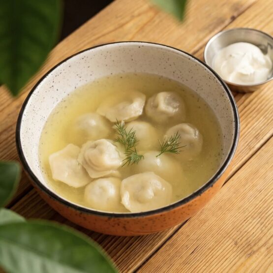 ПЕЛЬМЕНИ С БУЛЬОНОМ